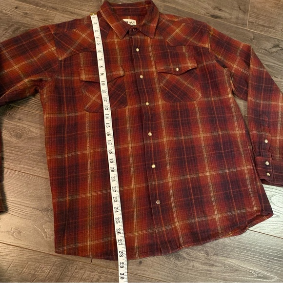 Ariat Hiller button up shirt Retro Fit shirt jacket - Picture 8 of 16